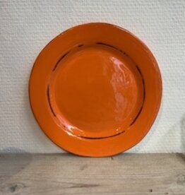 Argile et couleurs Bord 21 cm ontbijt / dessert -oranje
