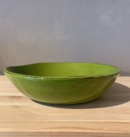 Argile et couleurs Deep plate - green