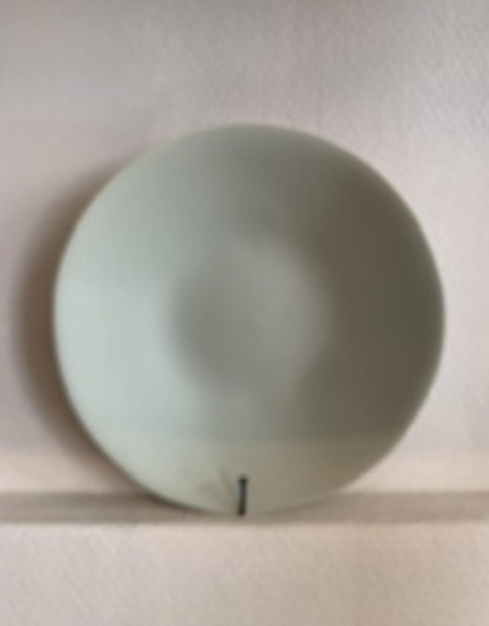 Jars Céramistes Deep plate Jardin de Maguelone - gray blue