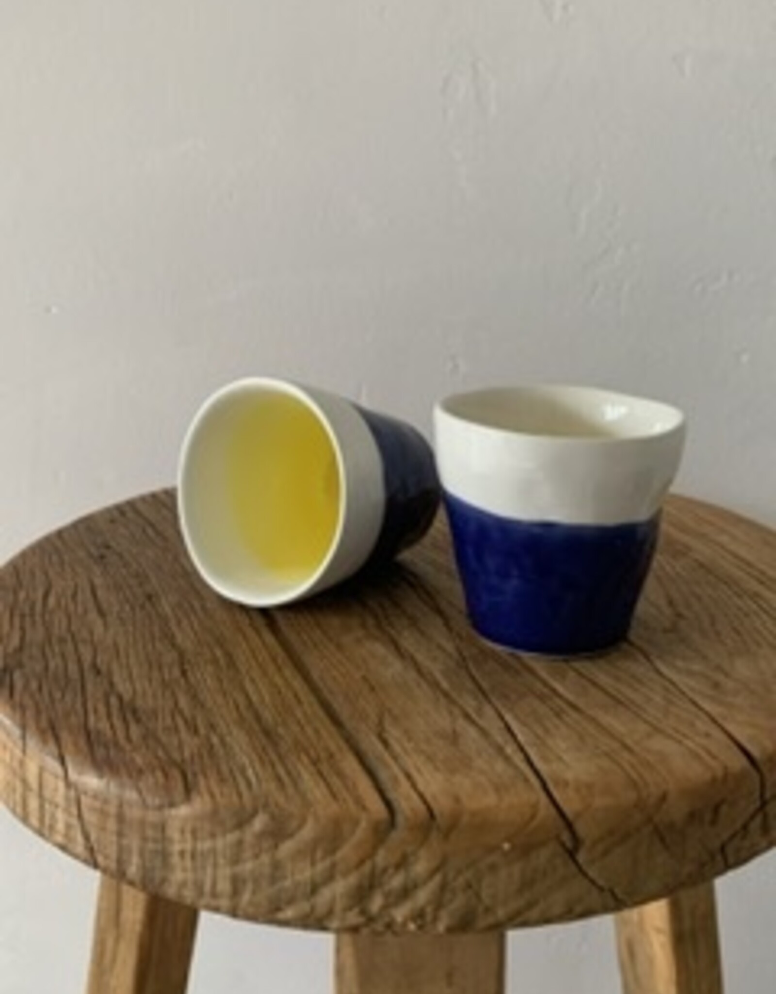 Duro Bekertje Color blauw-geel