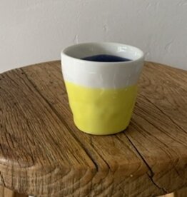 Duro Bekertje Color geel-blauw