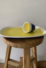 Duro Serving plate Color - yellow, blue