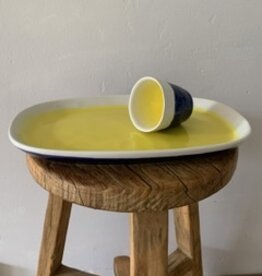 Duro Serving plate Color - yellow, blue