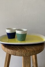Duro Serveerbord Color geel-blauw