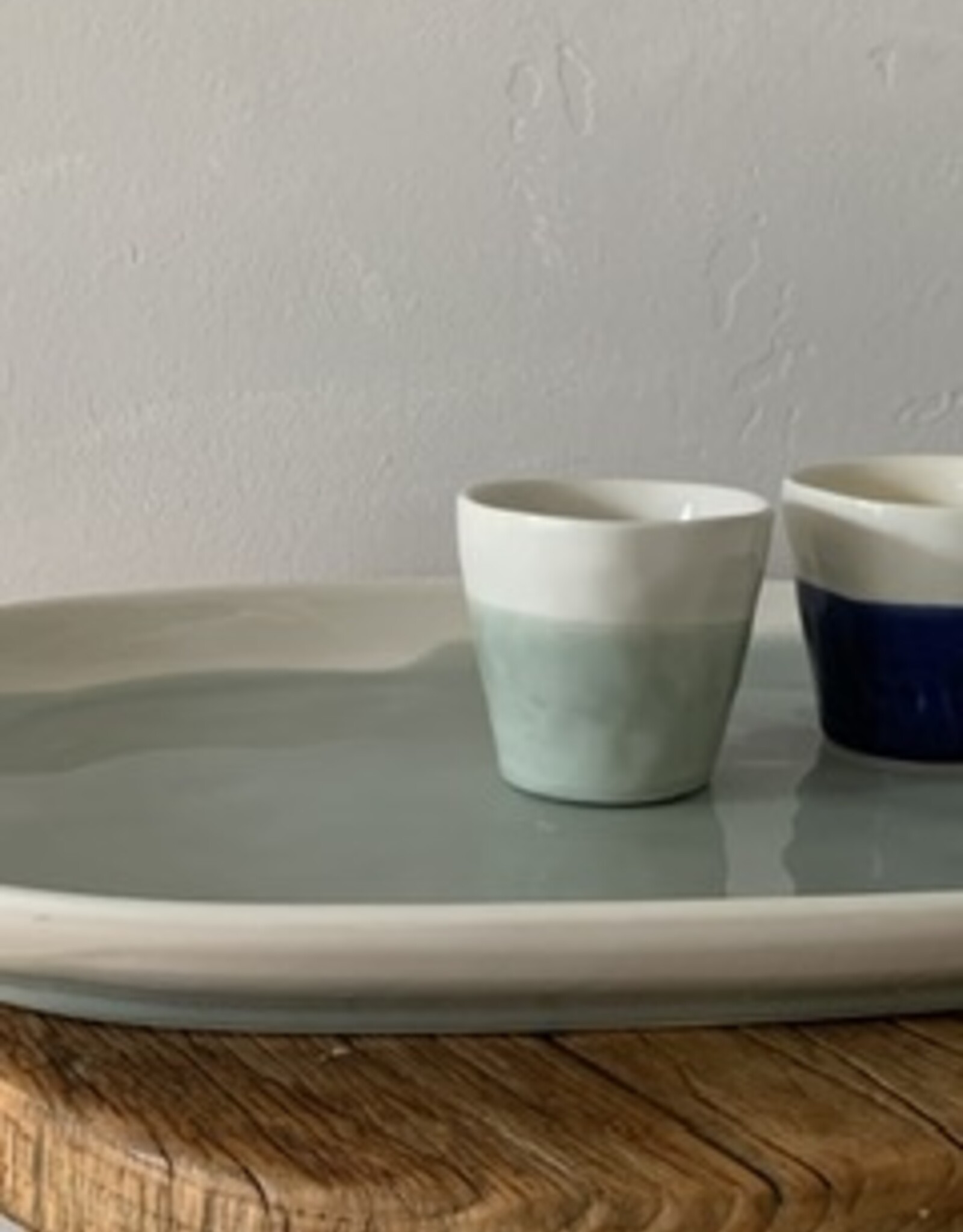 Duro Serving plate Terra - olive