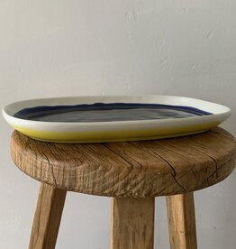 Duro Serving plate Color - blue, yellow