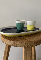 Duro Serveerbord Color blauw-geel