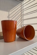 Jars Céramistes Beker MTourron orange