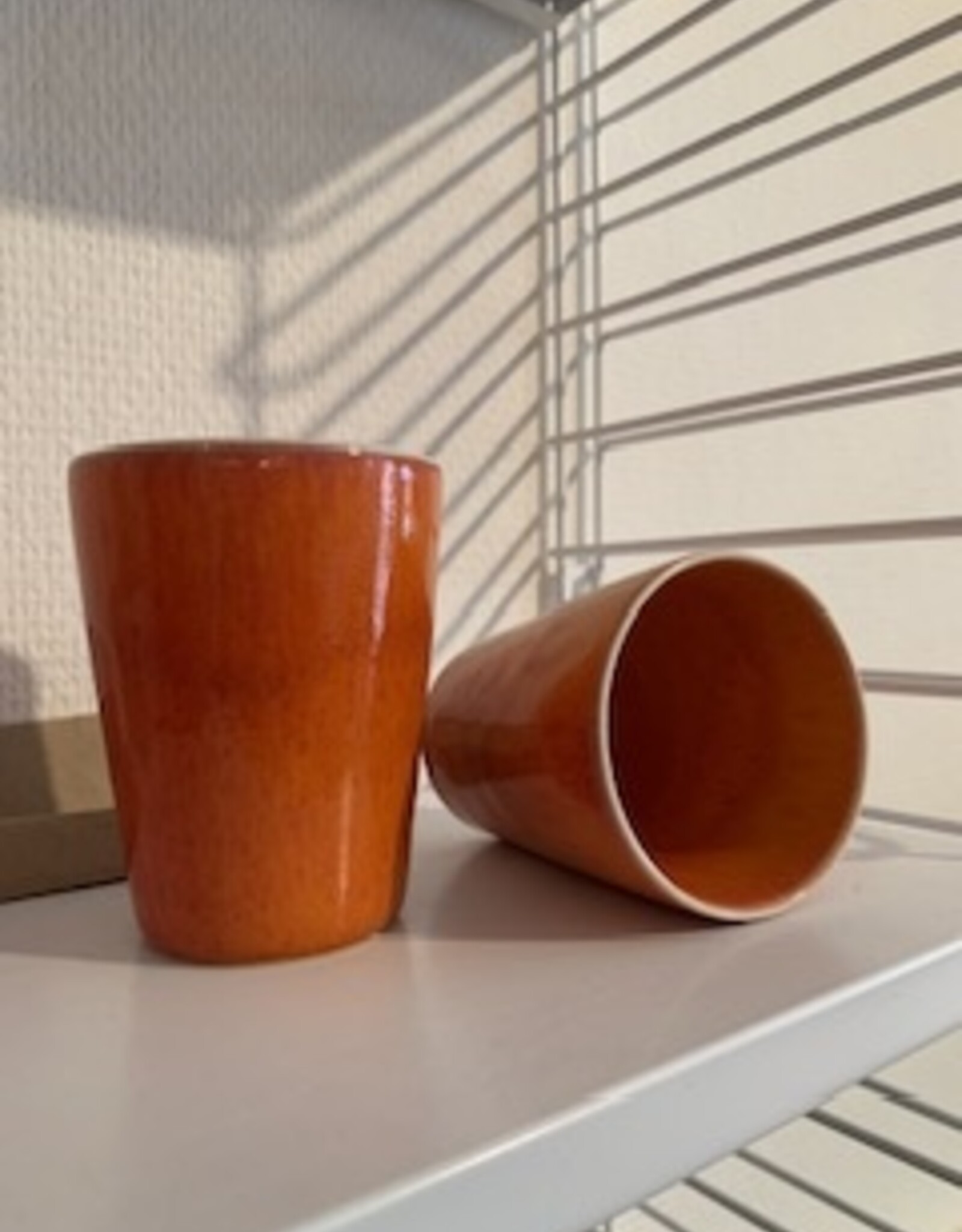 Jars Céramistes Beker MTourron orange