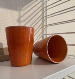 Jars Céramistes Beker M Tourron orange