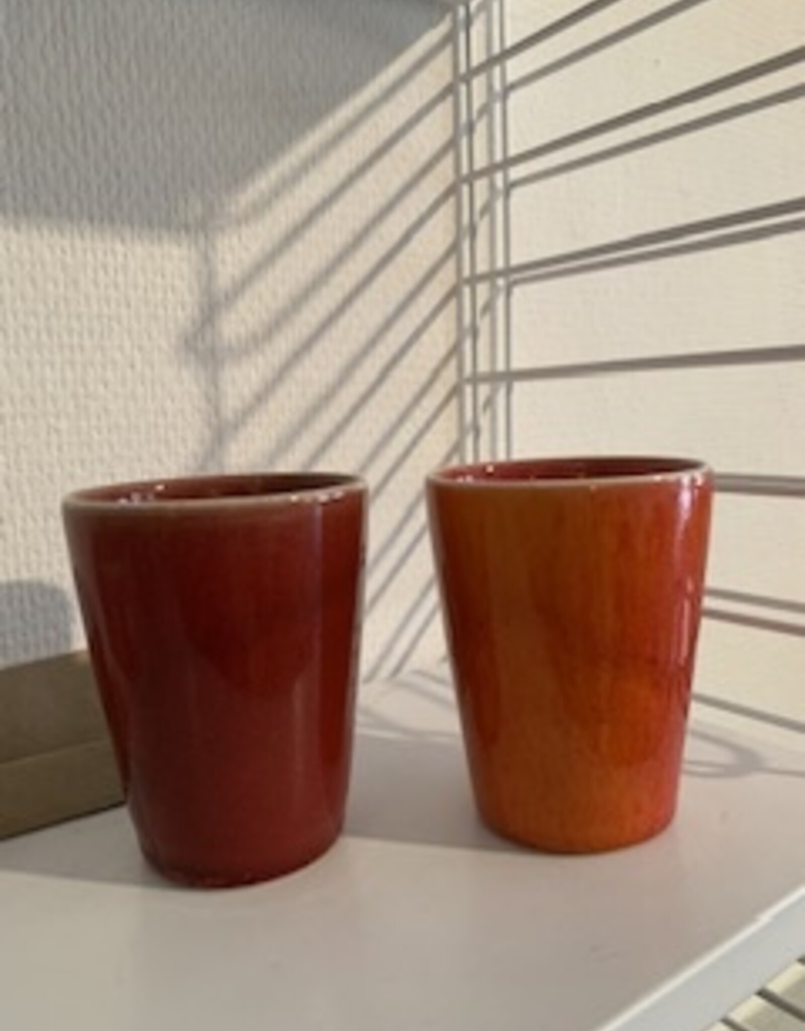 Jars Céramistes Beker MTourron orange