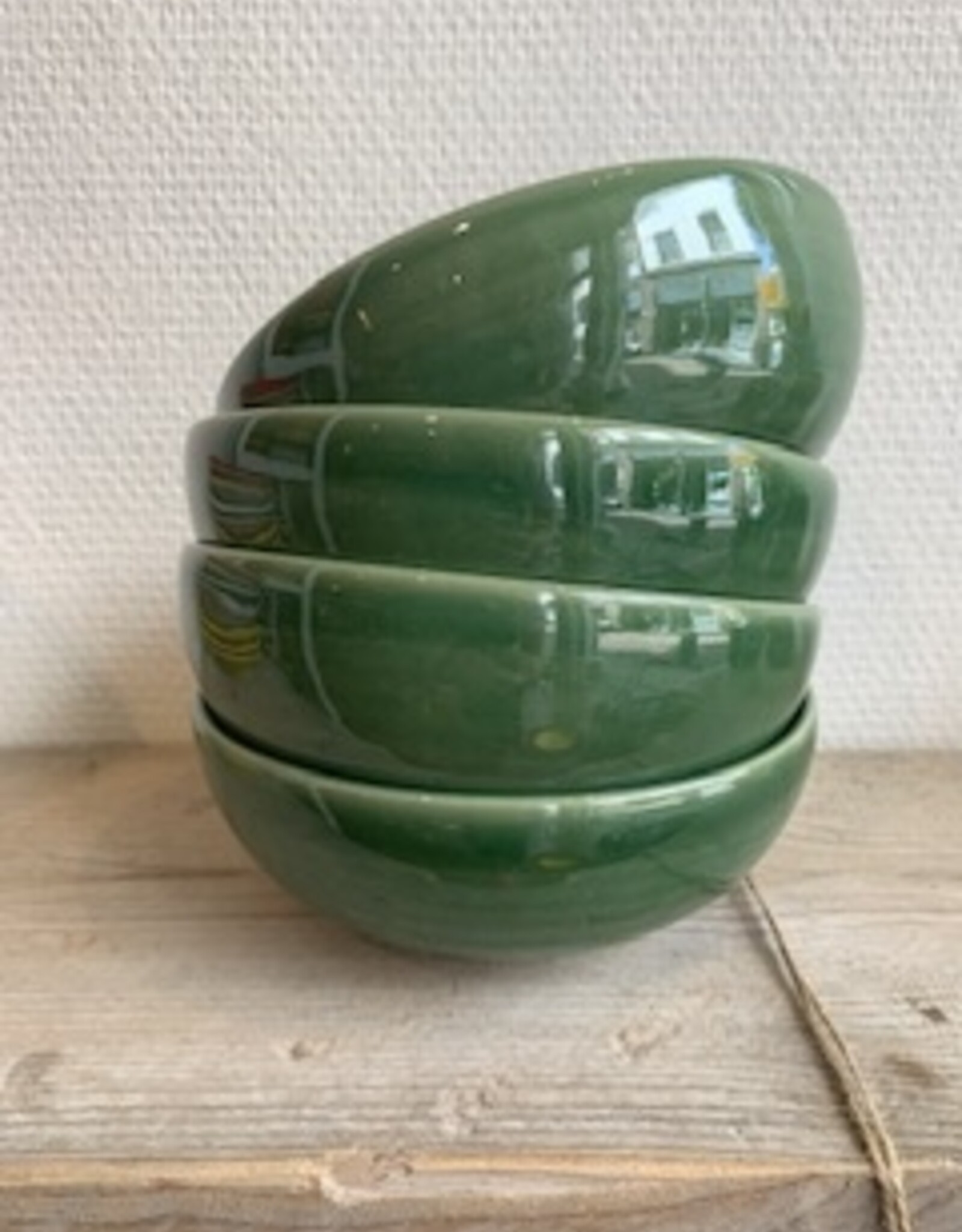 Onomao Bowl 16 cm - emerald green