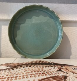 Gres Novo Ovenschaal 27 cm - émeraude bleue