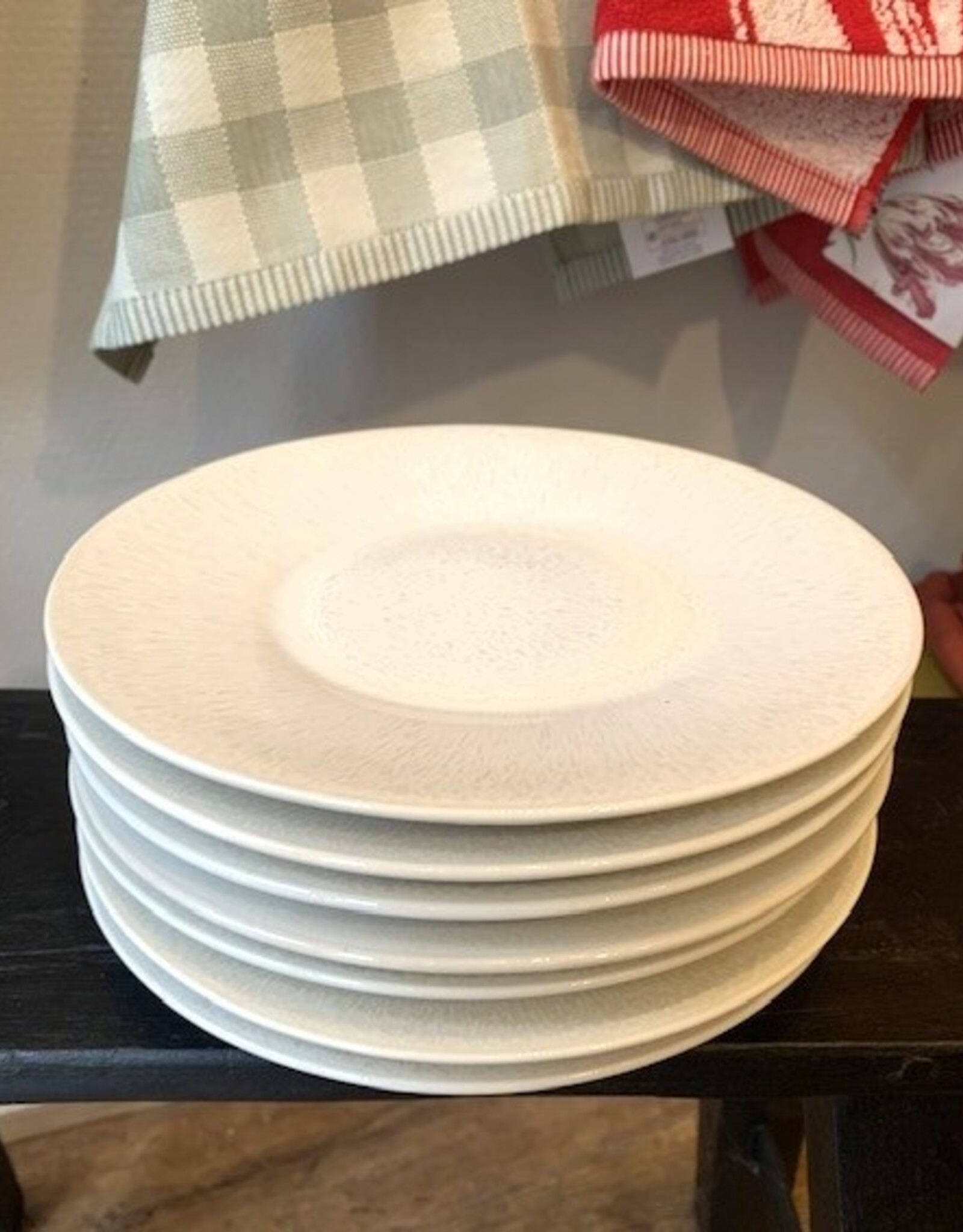 Jars Céramistes Bord 22 cm - Vuelta - Perle
