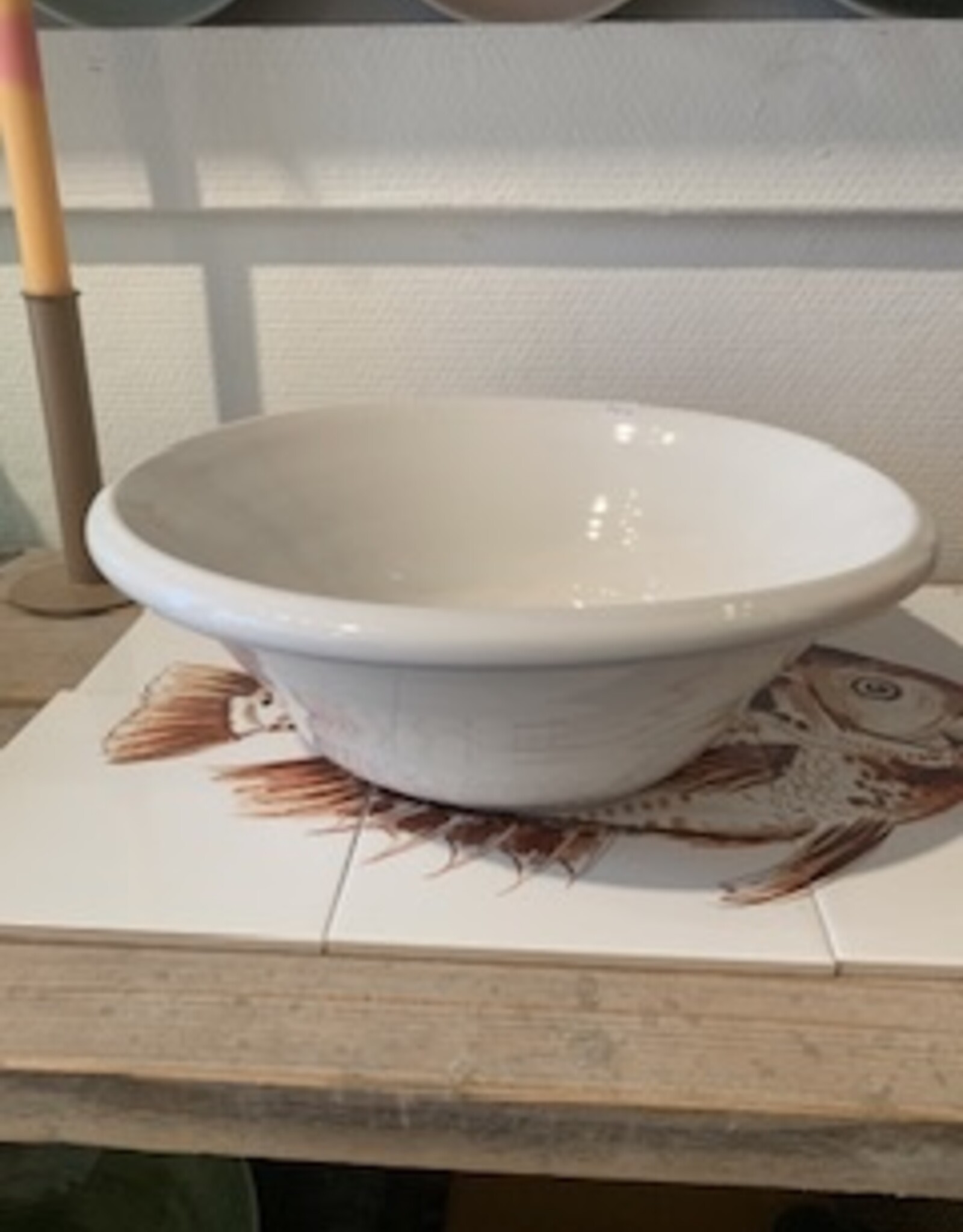 In-petto Saladeschaal - wit