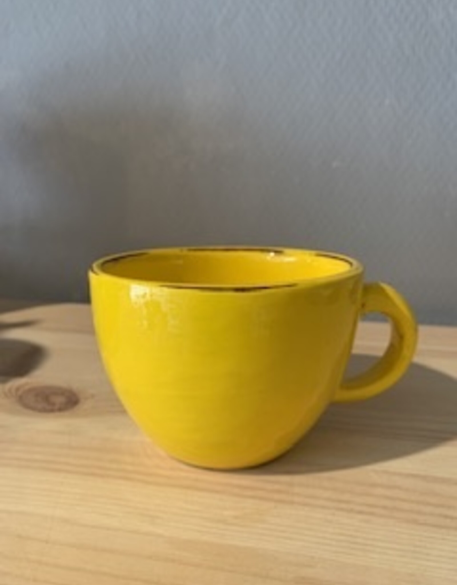 Argile et couleurs Kop met oor - geel