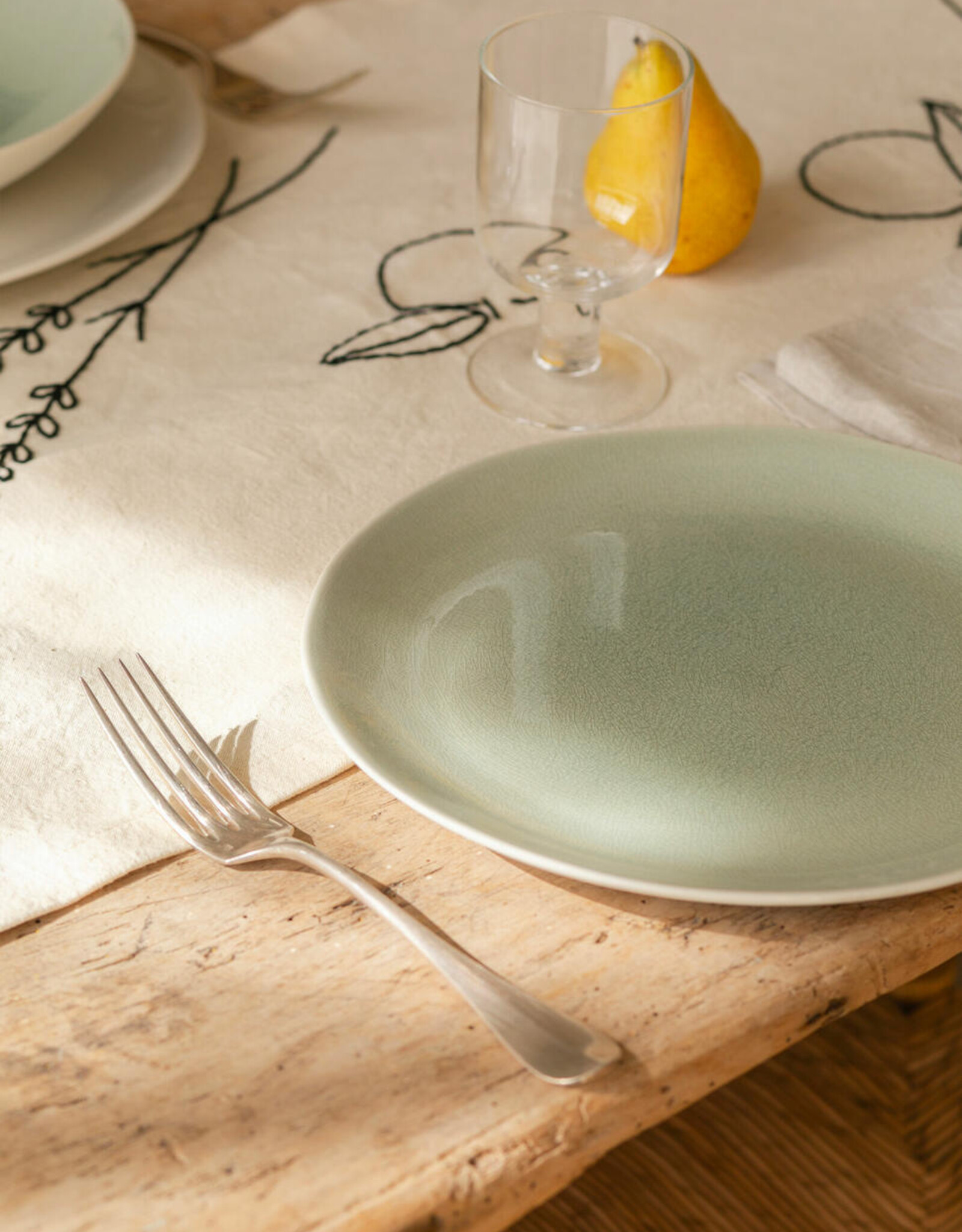 Jars Céramistes Dinner plate Maguelone cachemire