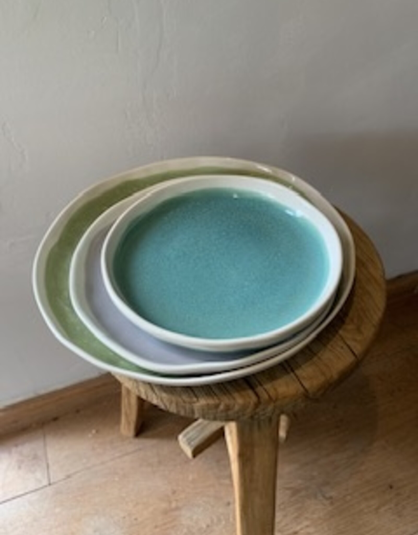 Duro Plate Terra 22 cm soft gray Plate 22 cm