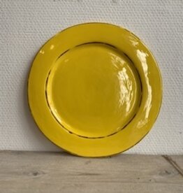 Argile et couleurs Dinerbord - -geel