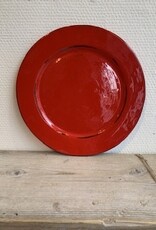 Argile et couleurs Dinerbord Argile - rood
