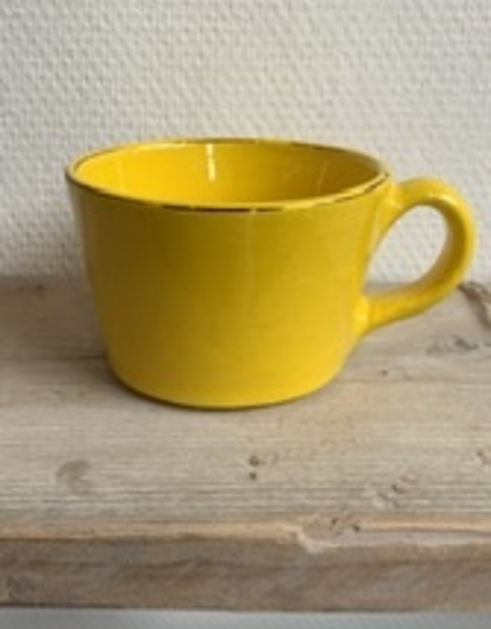 Argile et couleurs Rechte kop met oor - geel