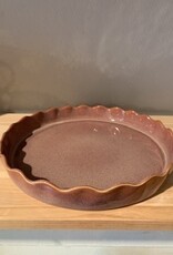 Gres Novo Oven dish cake-quiche  27 cm  marron glace Gres Novo Oven dish cake-quiche  27 cm  marron glace