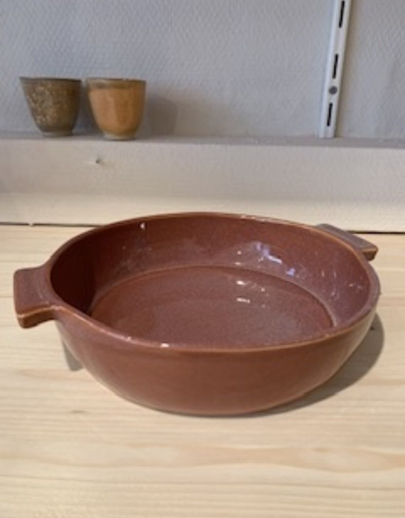 Gres Novo Ovenschaal  20 cm - marron glacé