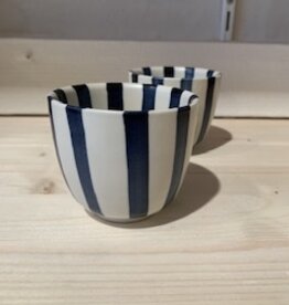 Onomao Koffiebeker gestreept