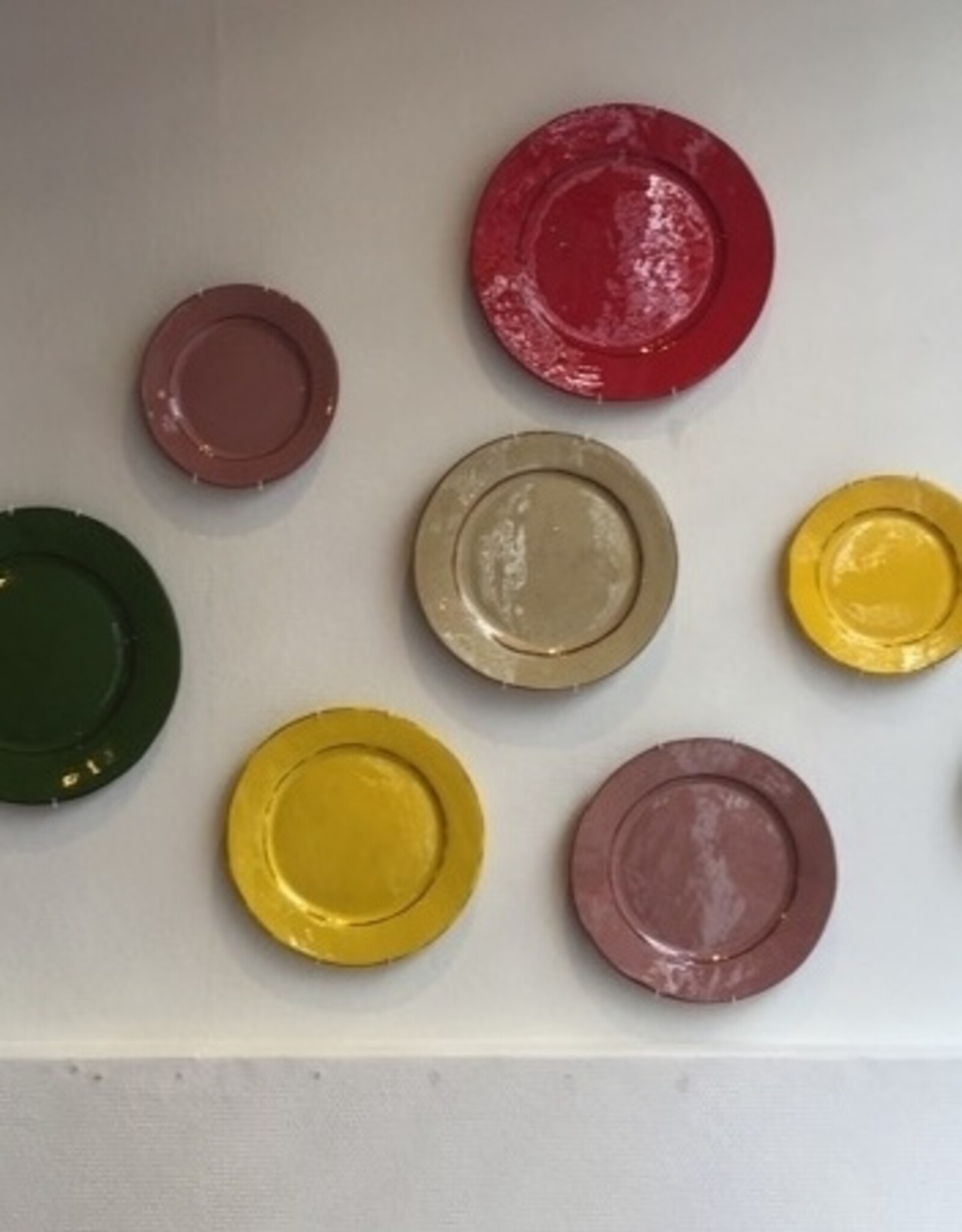 Argile et couleurs Argile et Couleurs bord 21 cm ontbijt / dessert - groen