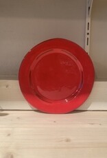 Argile et couleurs Plate 21 cm Argile -red