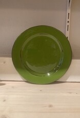 Argile et couleurs Argile et Couleurs bord 21 cm ontbijt / dessert - groen