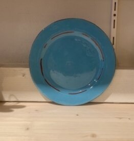 Argile et couleurs PLate 21 cm - blue