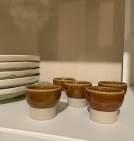 Onomao Egg cup terra ochre - set of 2