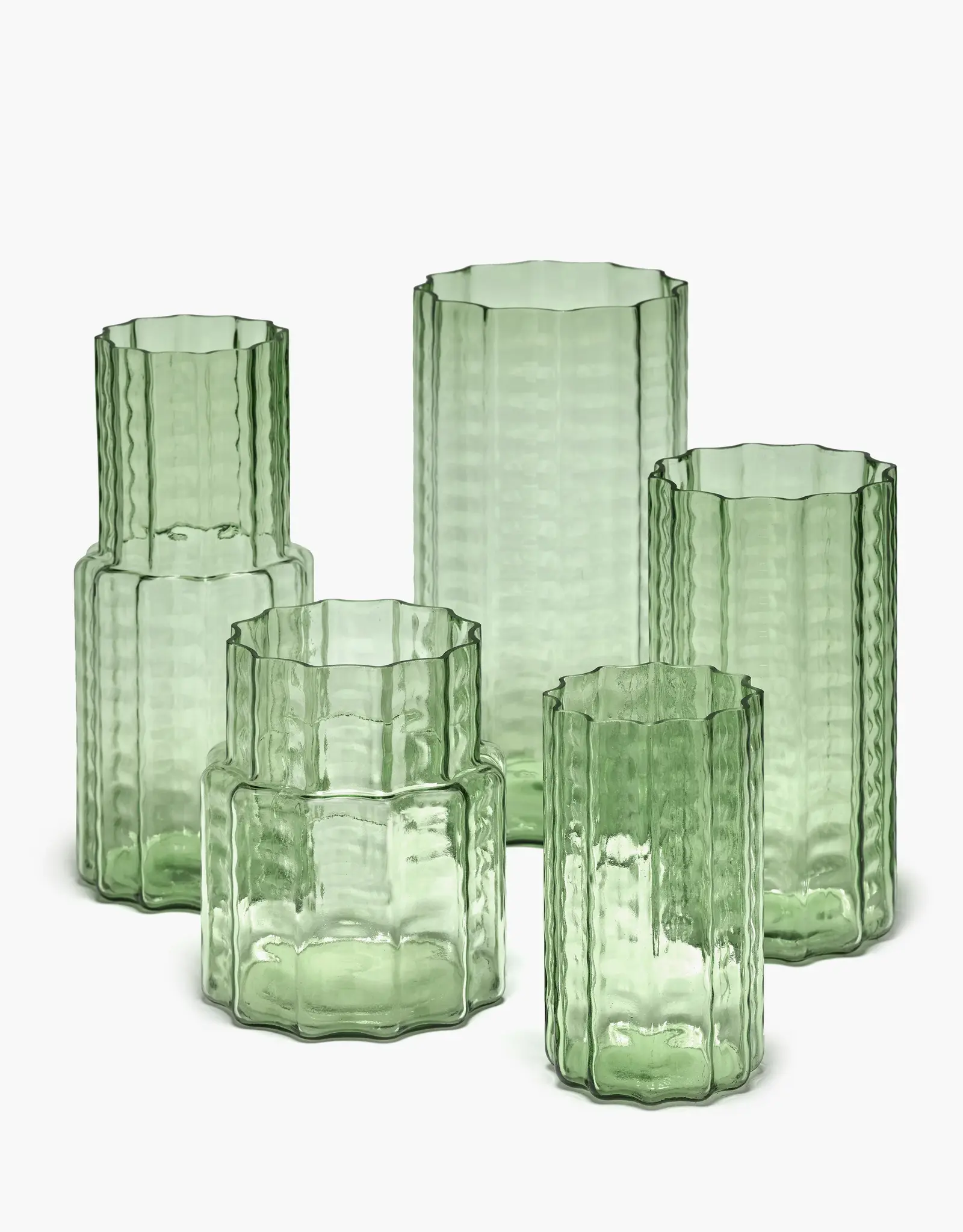 Ruben Deriemaeker l Serax Vase Transparent Waves no. 5