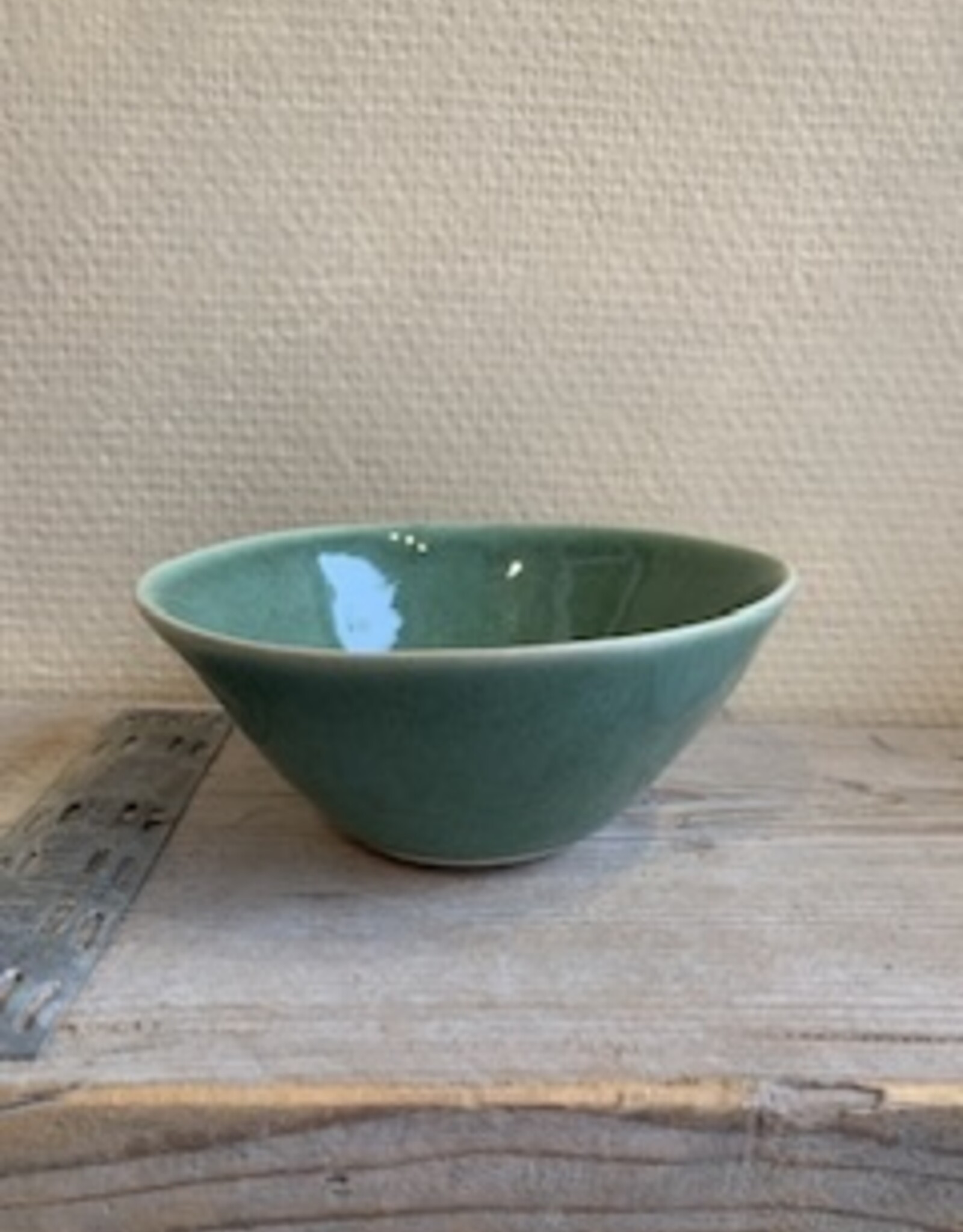 Wonki Ware Bowl 15 cm Wonki  Ware groen