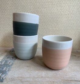 Jars Céramistes Bekertje Jardin de Maguelone  - roze