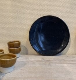 Jars Céramistes Plate XS Tourron indigo blauw