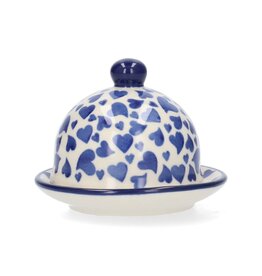 Bunzlau Castle Butter dish round