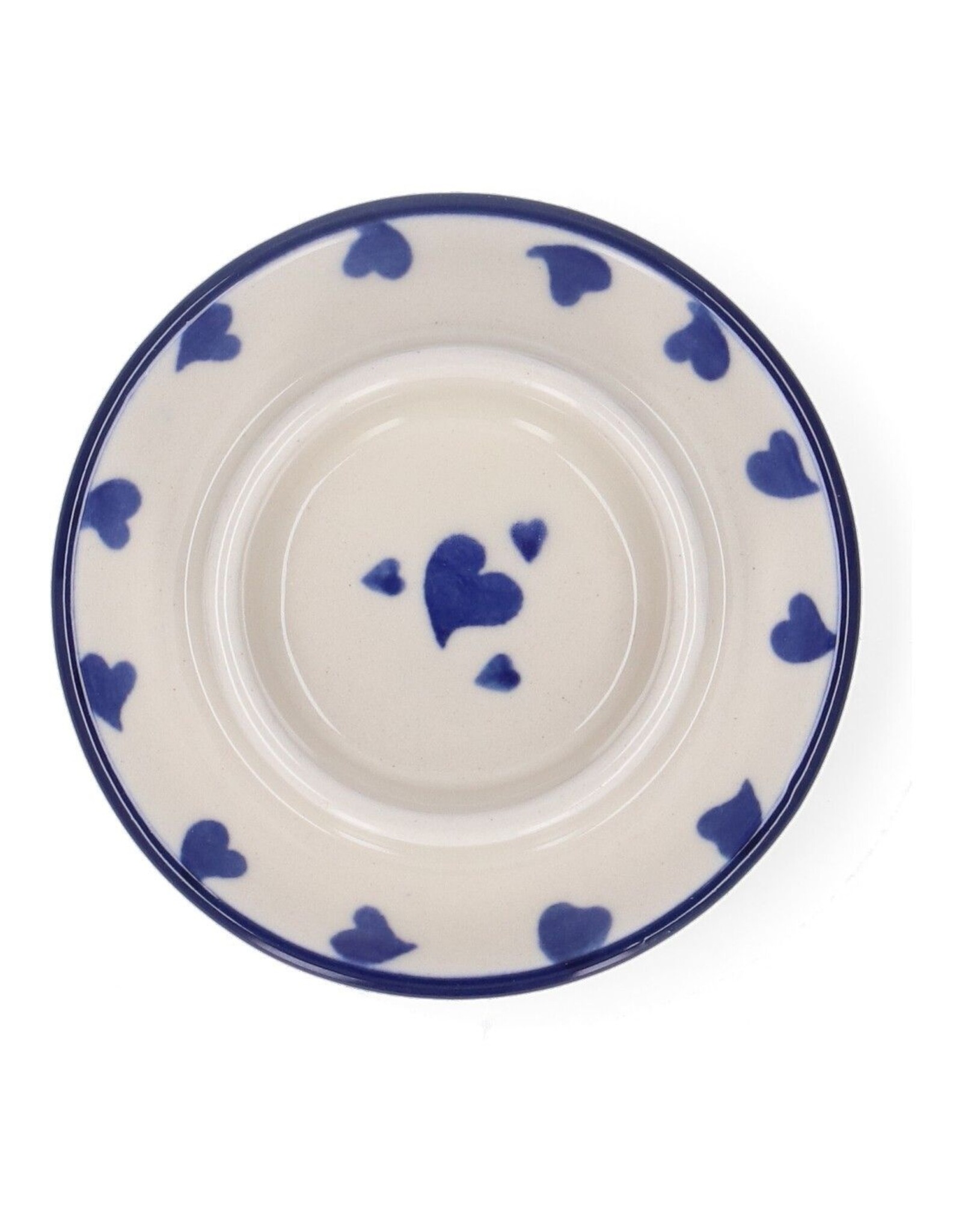 Bunzlau Castle Butter dish round