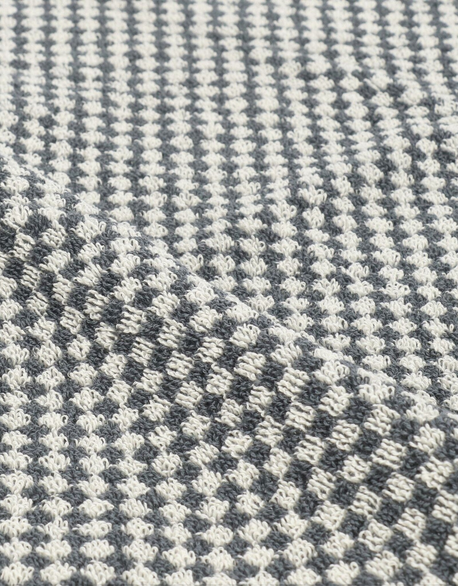 Bunzlau Castle Kitchen and towel Small checks anthracite