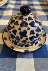 Bunzlau Castle Butter dish round