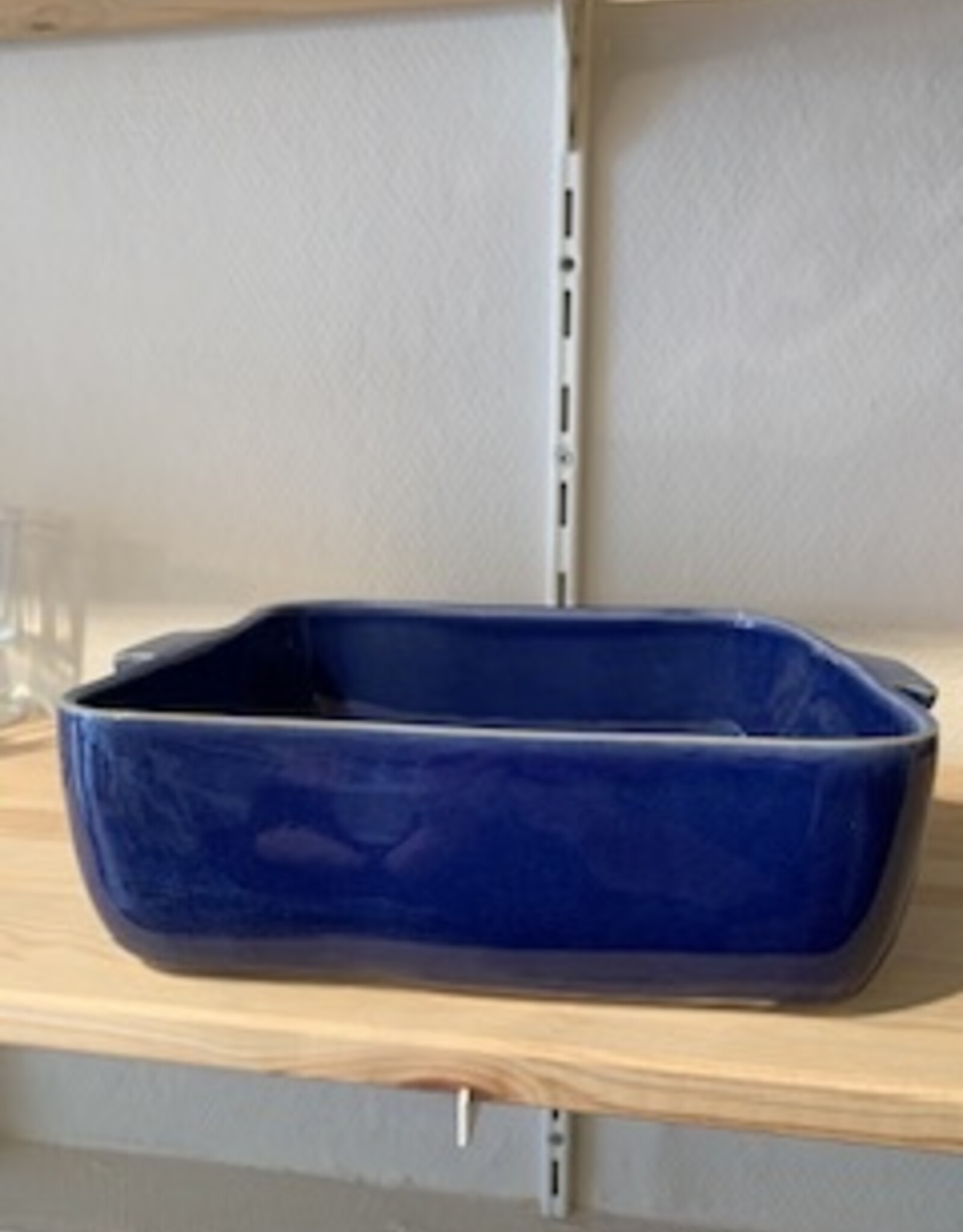 Gres Novo Ovenschaal vierkant - bleu marine