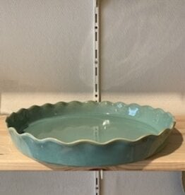 Gres Novo Ovenschaal 32 cm - émeraude bleue