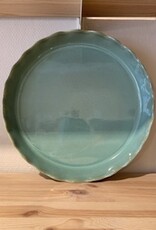 Gres Novo Ovenschaal  32 cm - émeraude bleue