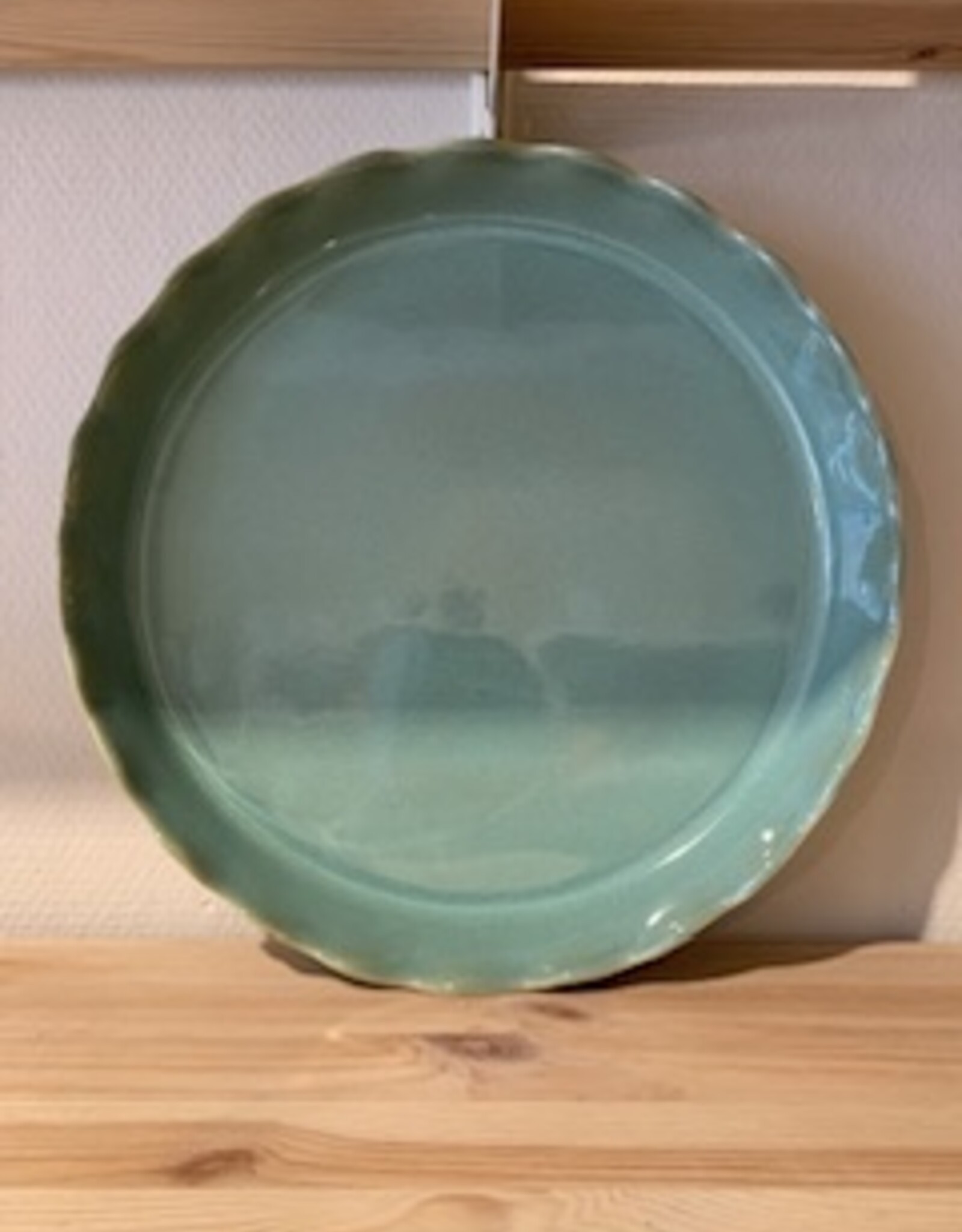 Gres Novo Ovenschaal  32 cm - émeraude bleue