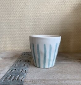 Duro Small cup Vitamina -  turquoise stripes