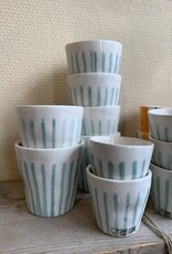 Duro Small cup Vitamina -  turquoise stripes