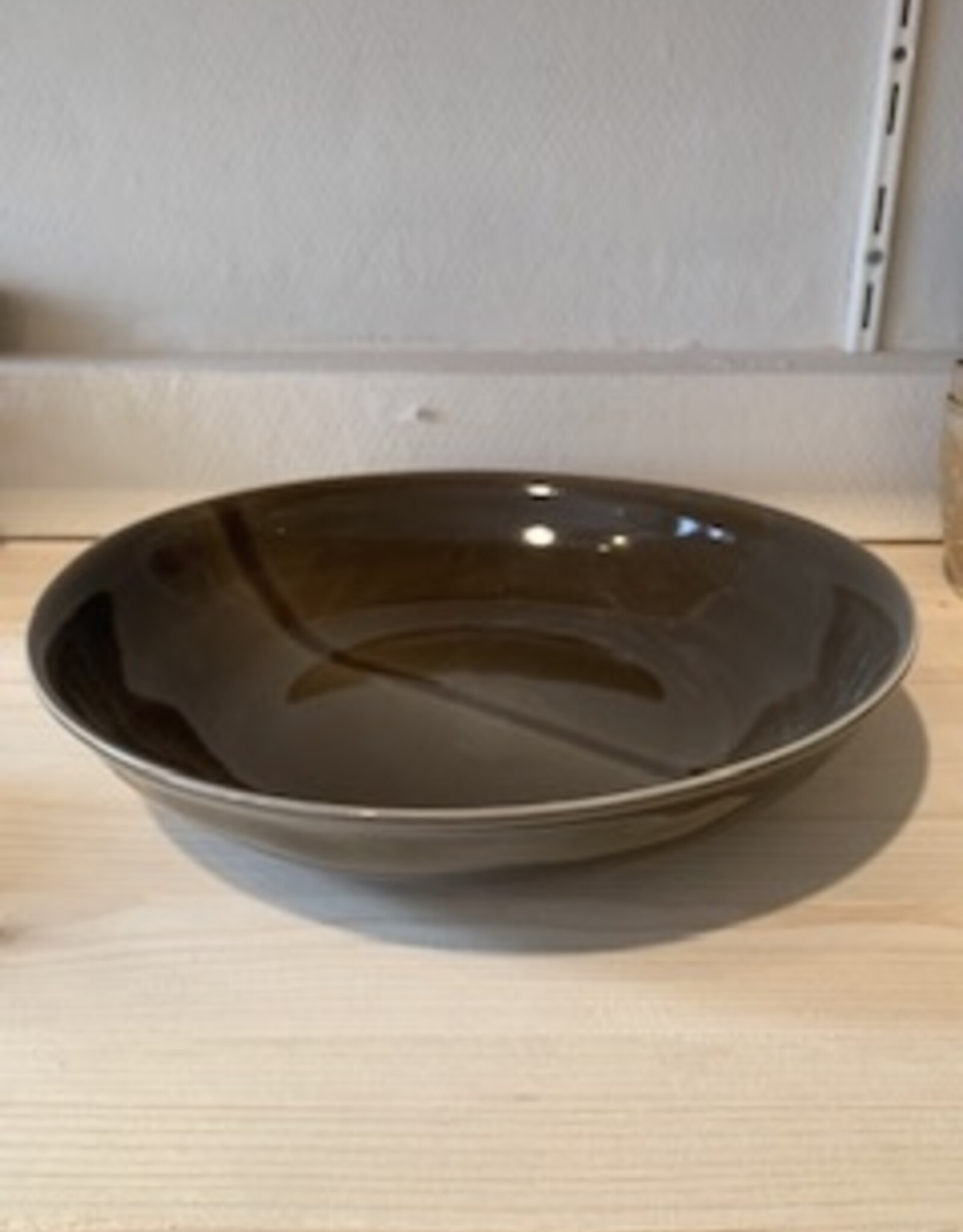 Nosse Schaal Smooth 28 cm - olive