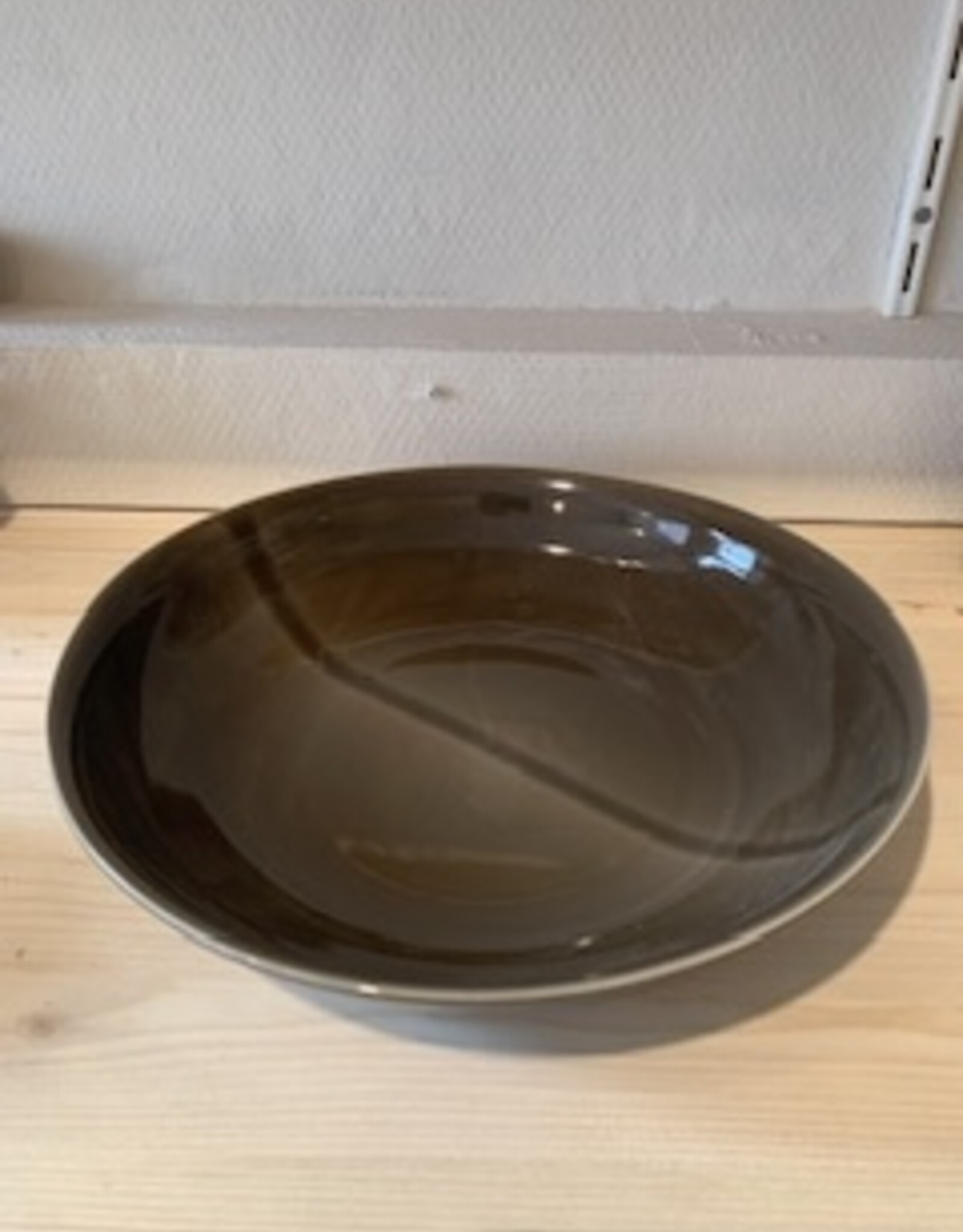 Nosse Serving bowl Smooth 28 cm - olive
