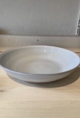 Nosse Serving bowl Smooth 28 cm - white